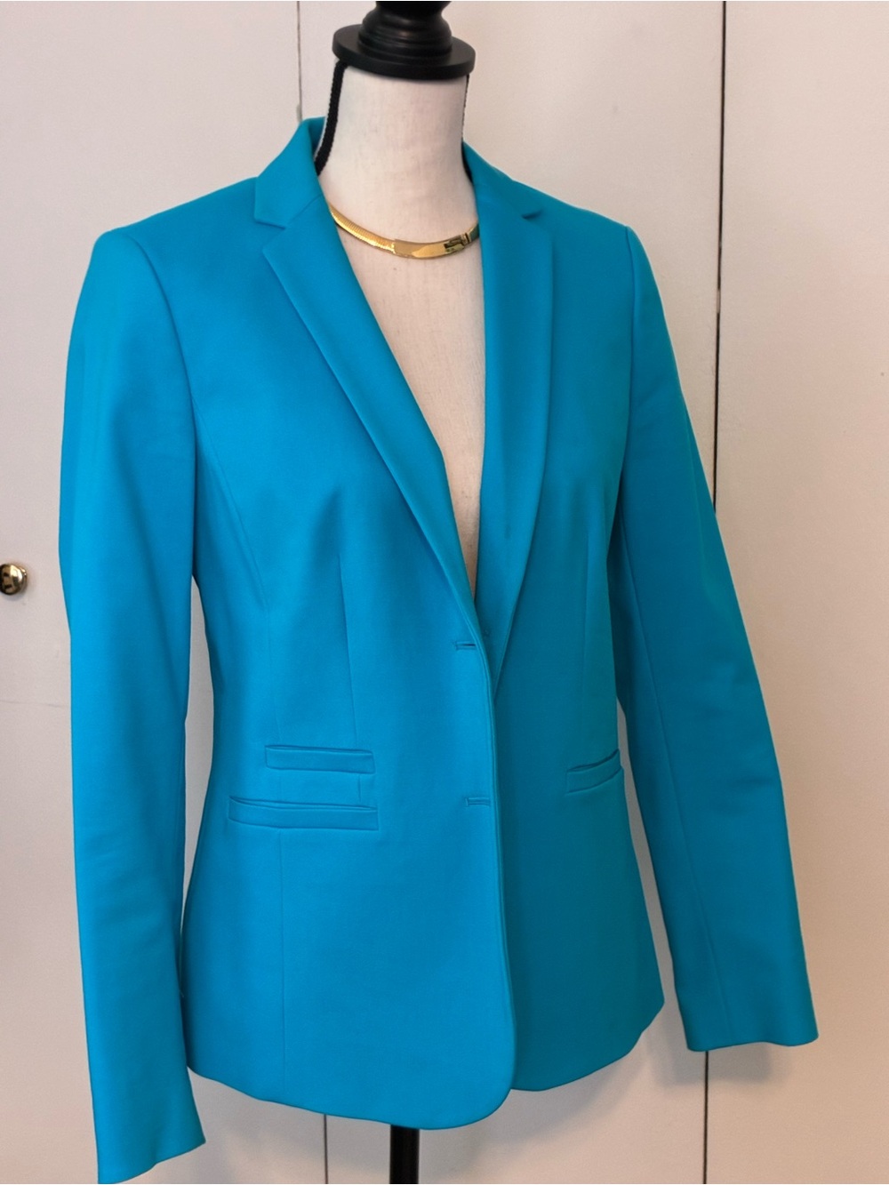 Talbots Bright Turquoise Women's Blazer Jacket